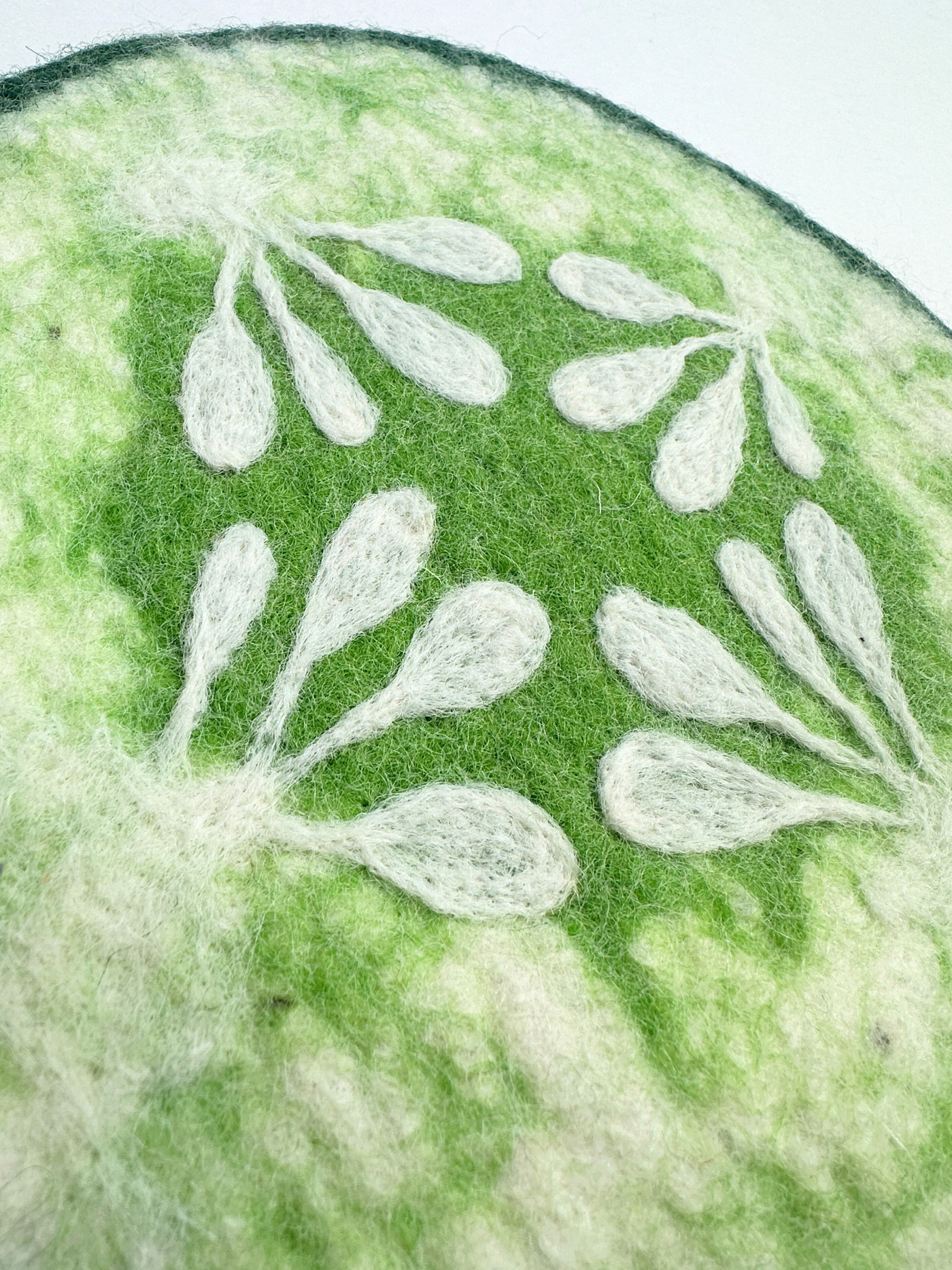 Cucumber Felt Trivet