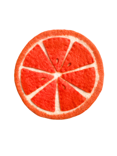 Citrus Slice Felt Trivet