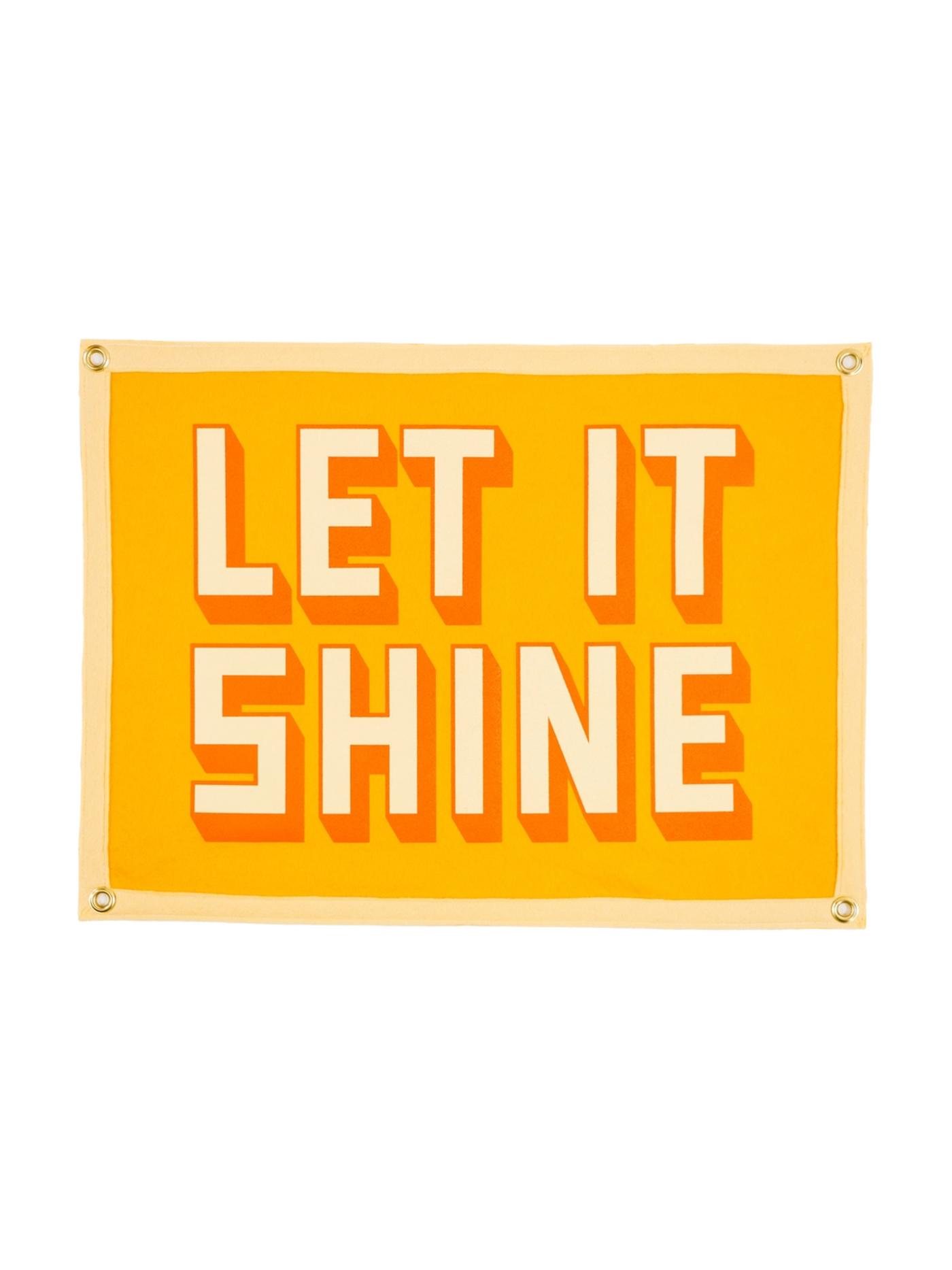 Let It Shine Camp Flag