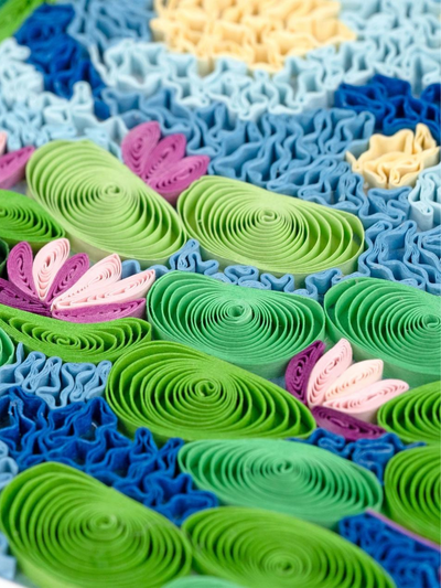 Artist Series: Quilled Water Lilies 1916-19, Monet Card