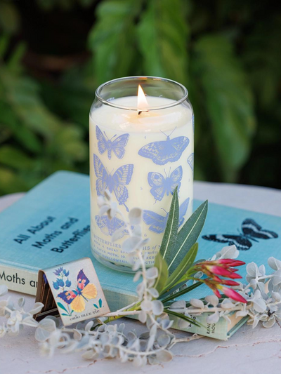 Forest Floor Soy Candle - Butterflies & Moths