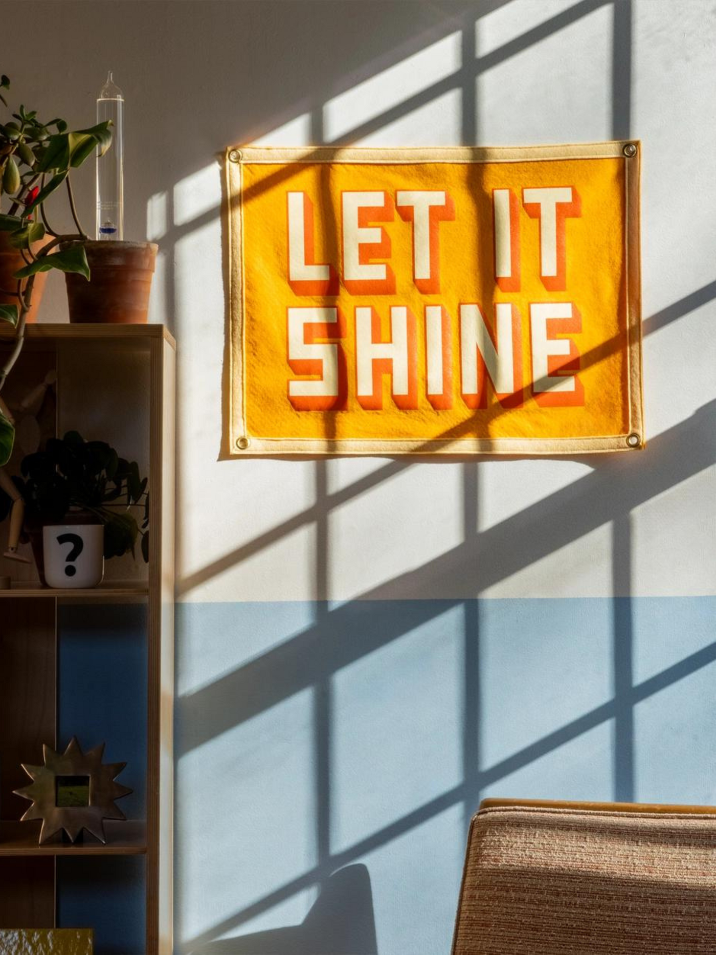 Let It Shine Camp Flag