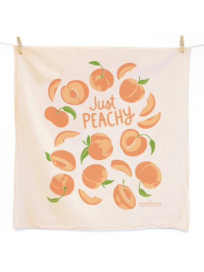 Peach Tart (Peach, Lemon) - Tea Towel Set of 2