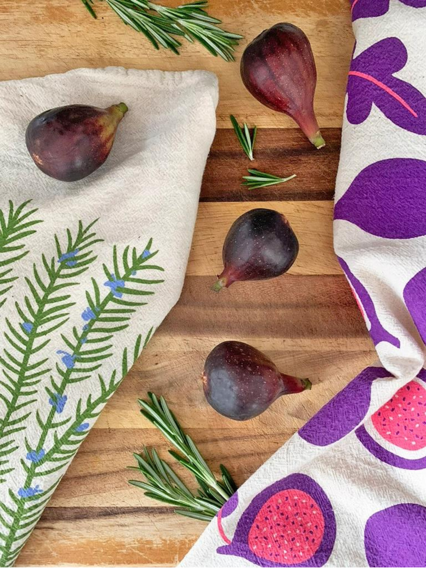 Rosemary & Fig (Rosemary, Fig) - Tea Towel Set of 2