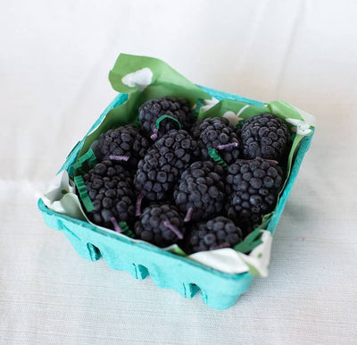 Beeswax Blackberry Birthday Candles: 10