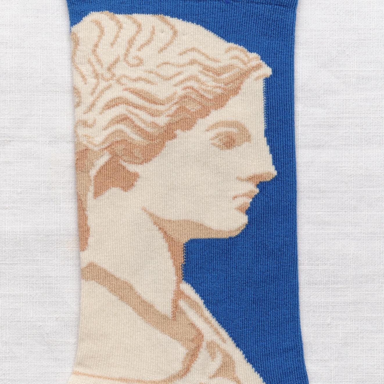 Cobalt Statue Socks