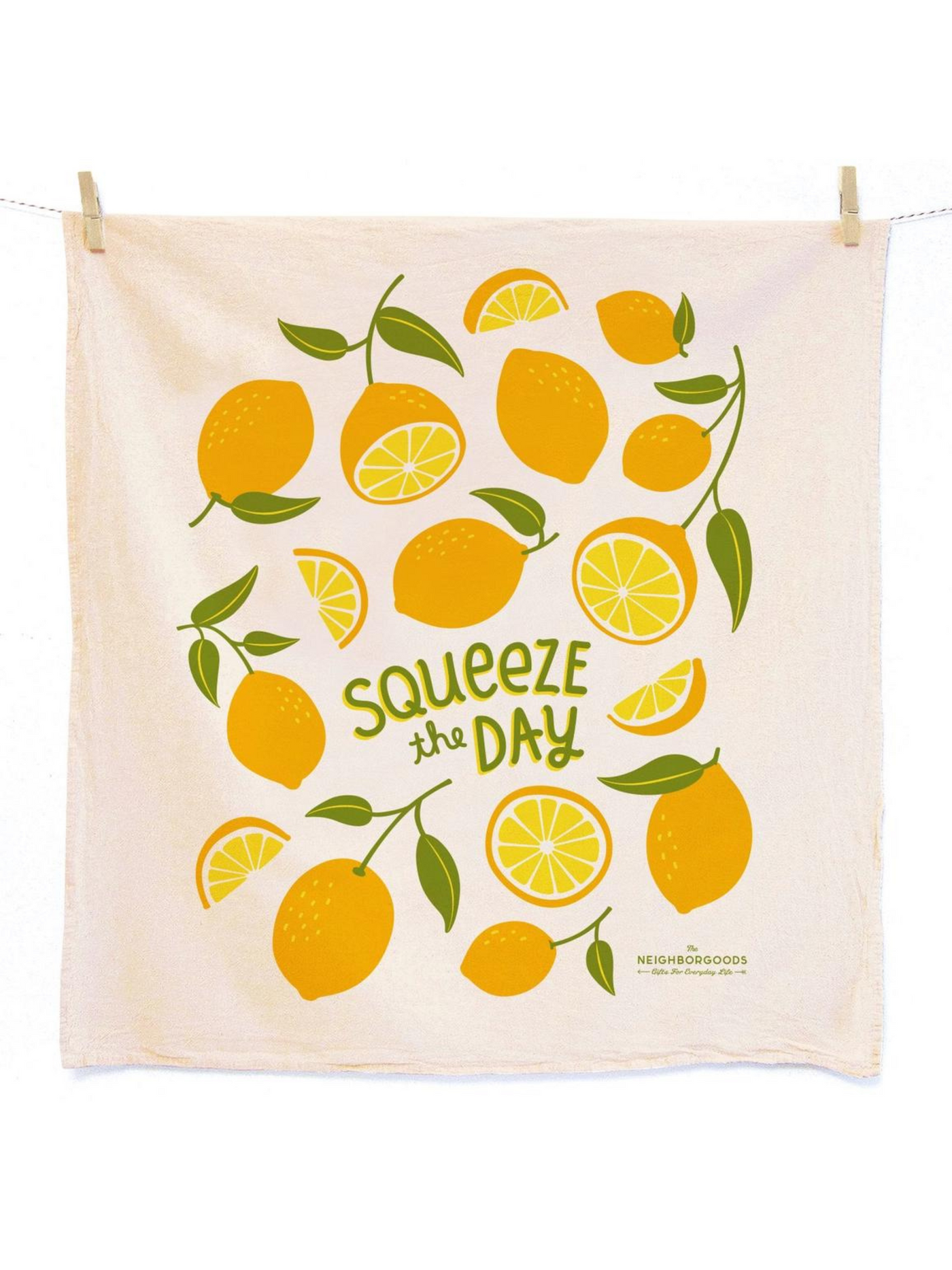 Peach Tart (Peach, Lemon) - Tea Towel Set of 2