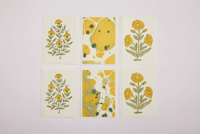 Boxed Artisan Notecard Set - Malika Sunshine