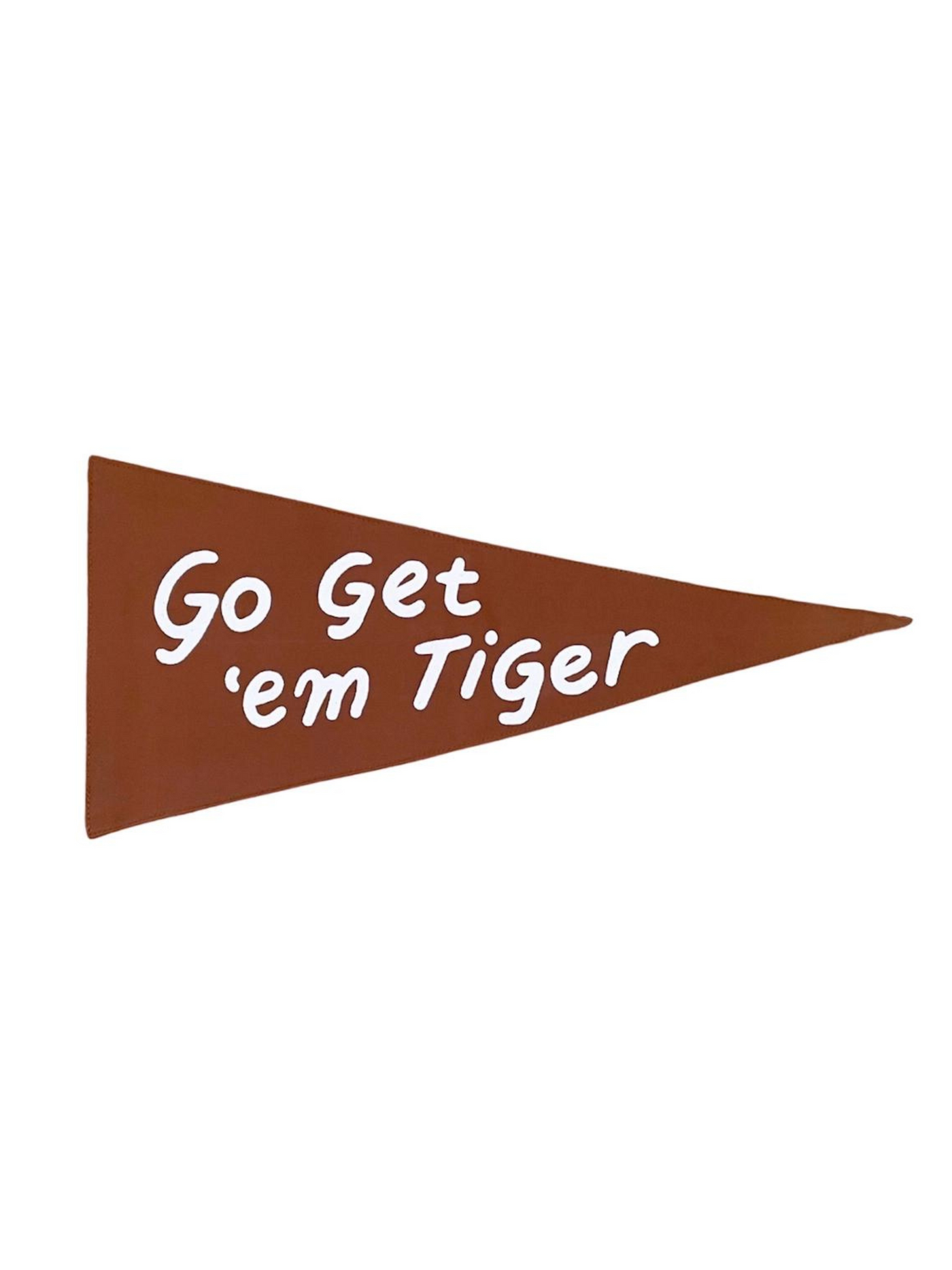 Go Get 'em Tiger Canvas Pennant