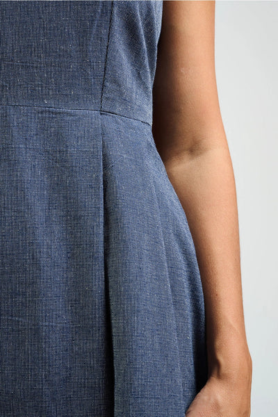 Devonshire Dress - Blue Chambray