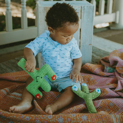 Stuffed Cactus Toy Rattle