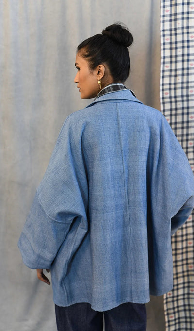 Homespun Denim Boyfriend Jacket