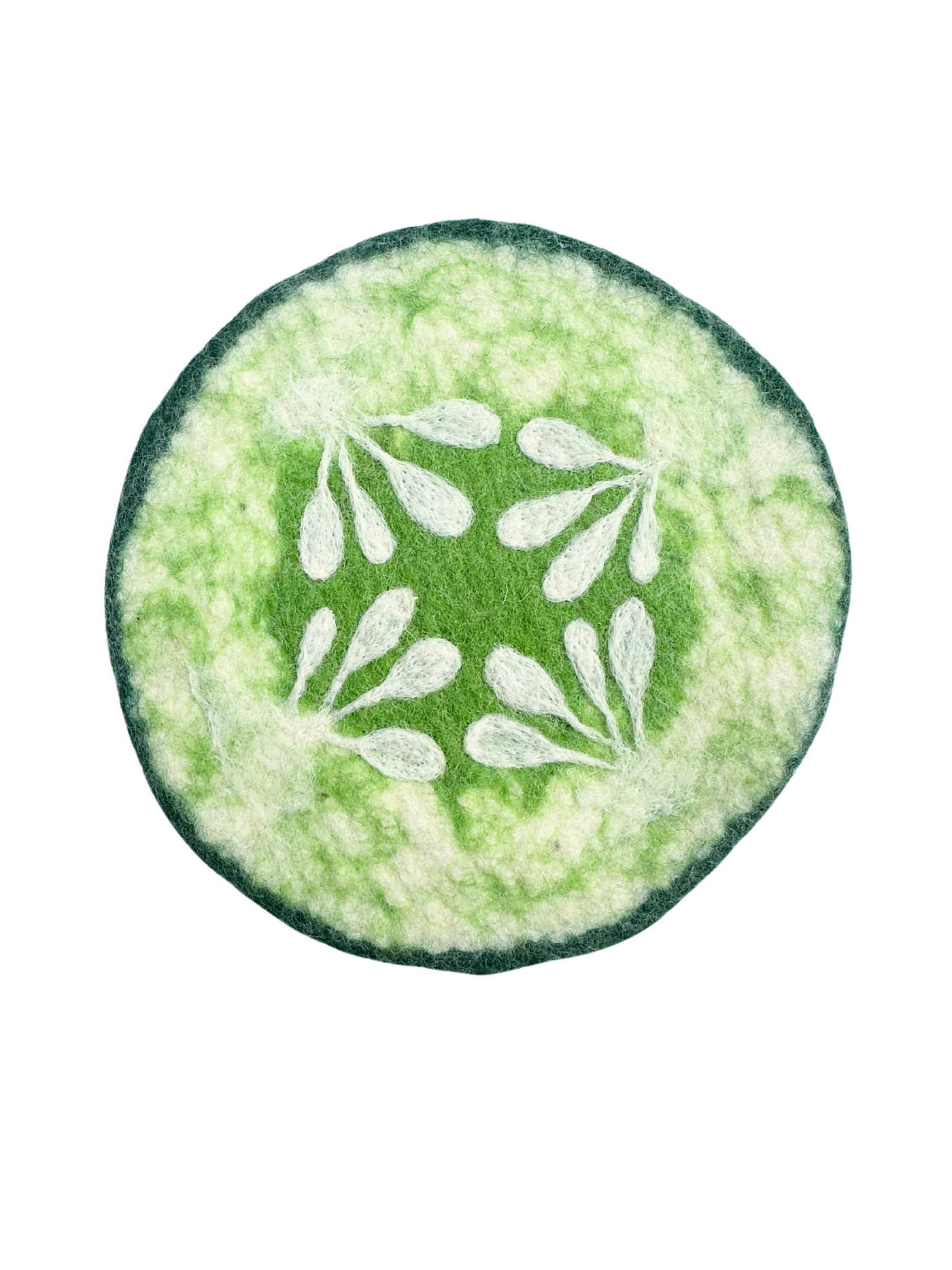 Cucumber Felt Trivet