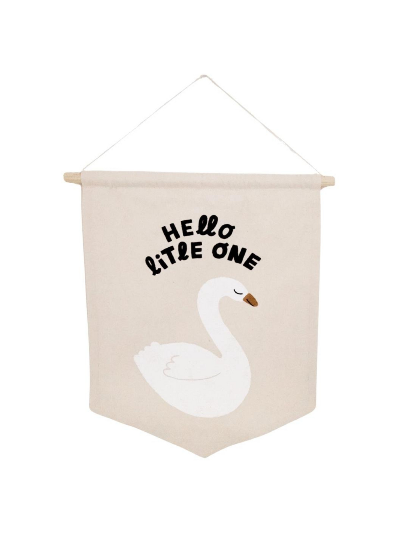 Hello Little One Canvas Hang Sign