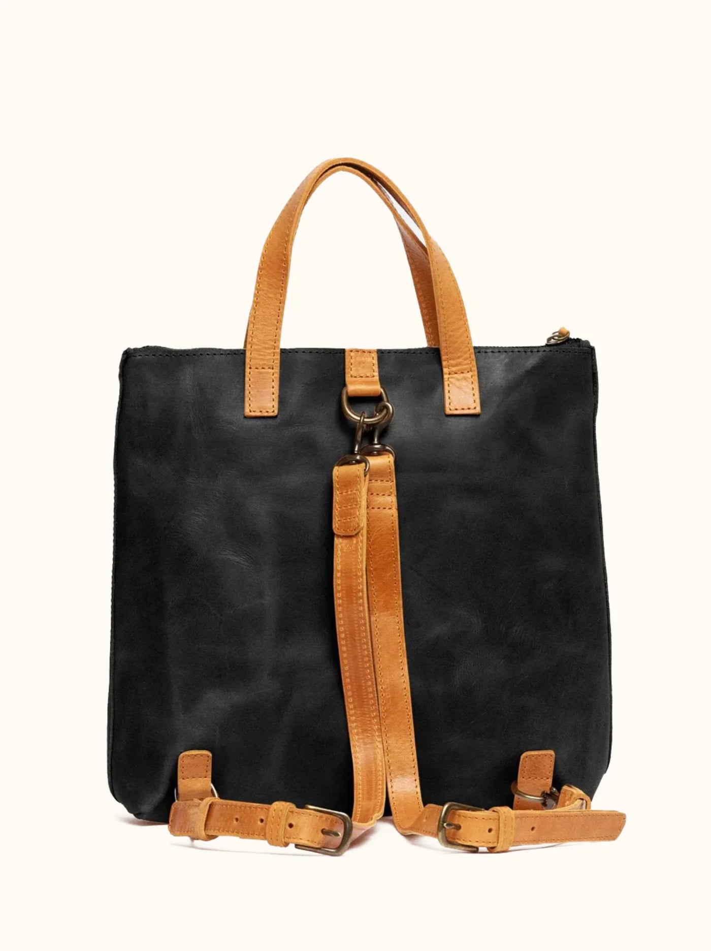 Abera Convertible Backpack in Black