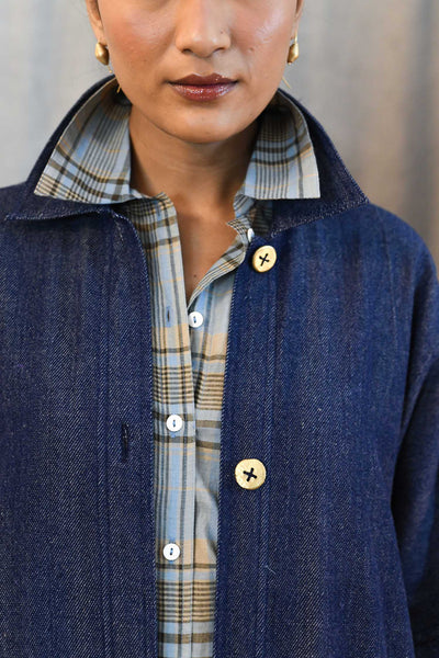 Homespun Denim Boyfriend Jacket