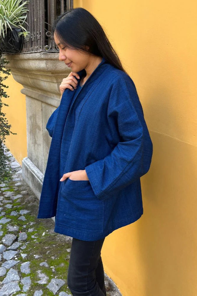 Guatemalan Indigo Kimono