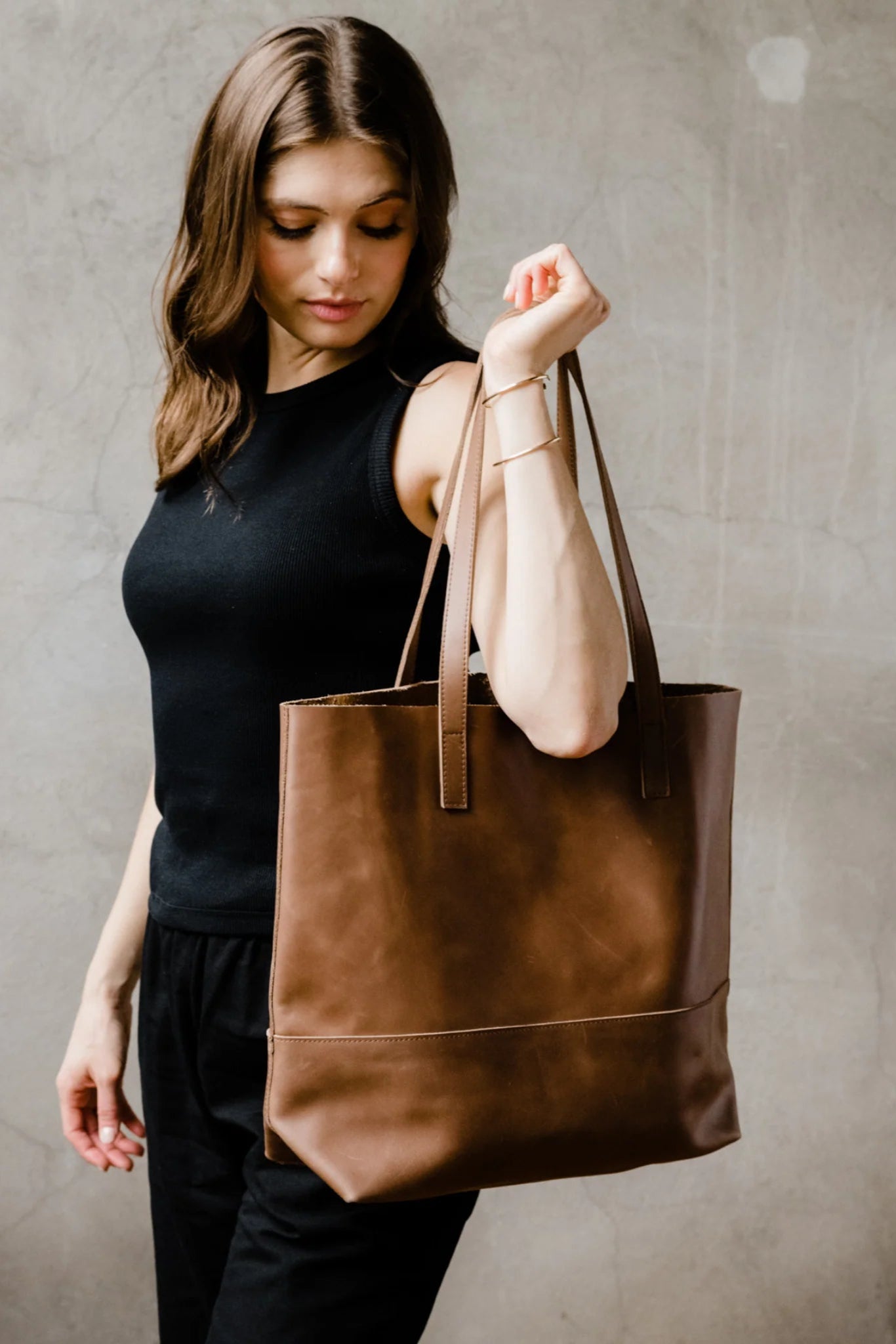 Mamuye Classic Tote in Whiskey