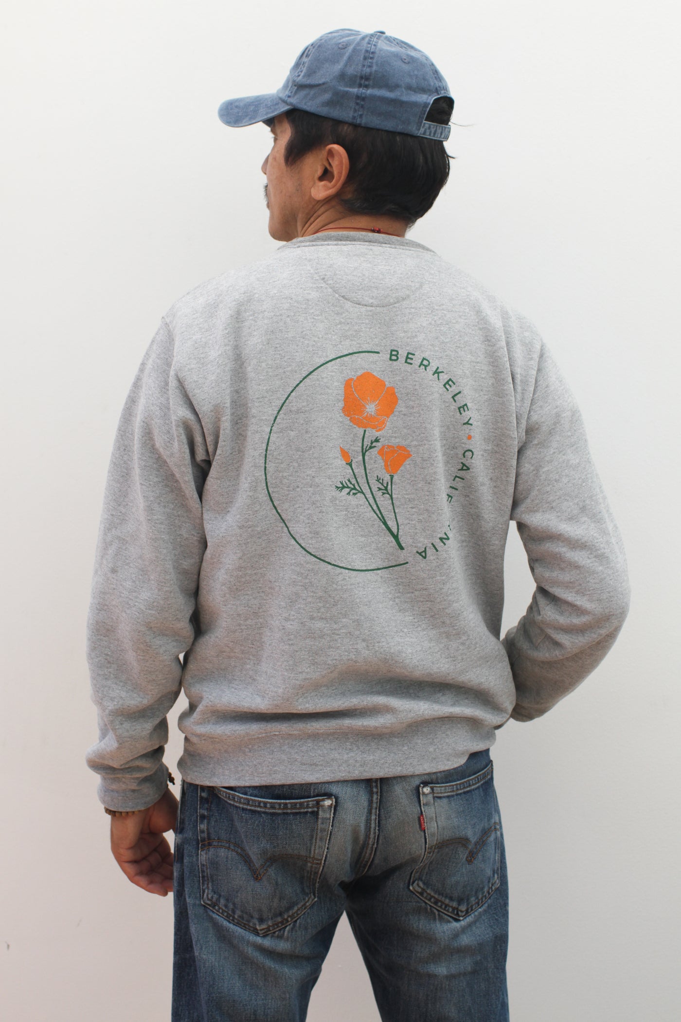 Berkeley California Poppy Sweatshirt - Unisex Crew