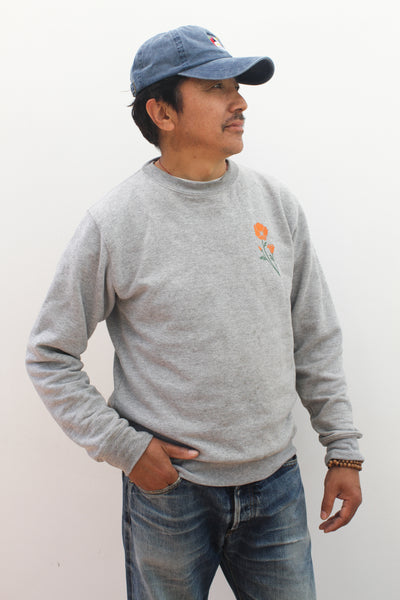 Berkeley California Poppy Sweatshirt - Unisex Crew