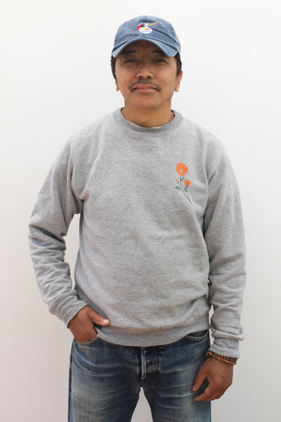 Berkeley California Poppy Sweatshirt - Unisex Crew