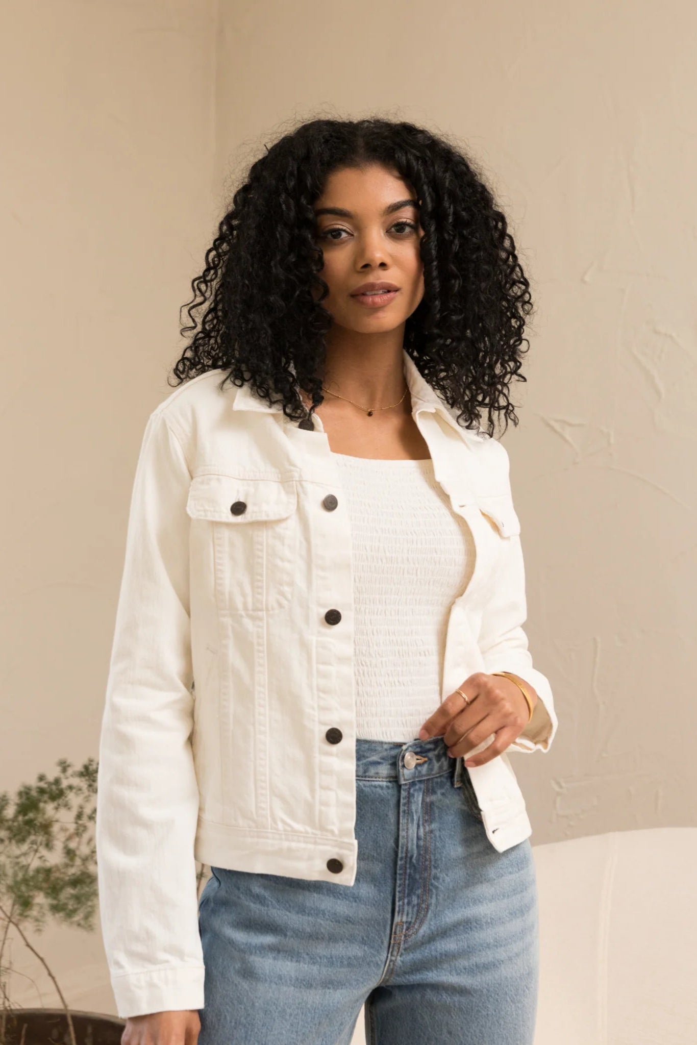 The Bailey Jacket in White