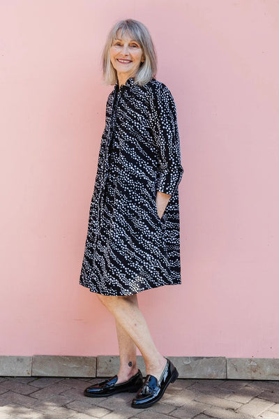 Zuri African Wax Print Dress - Pop!