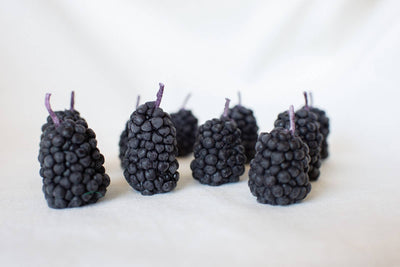 Beeswax Blackberry Birthday Candles: 10