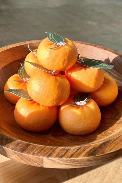 Tangerine Fruit Candle