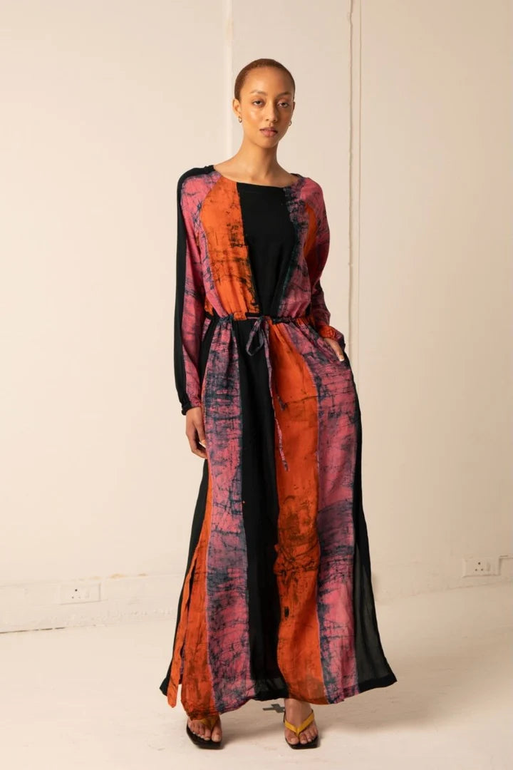 Naima Dress in Carmine